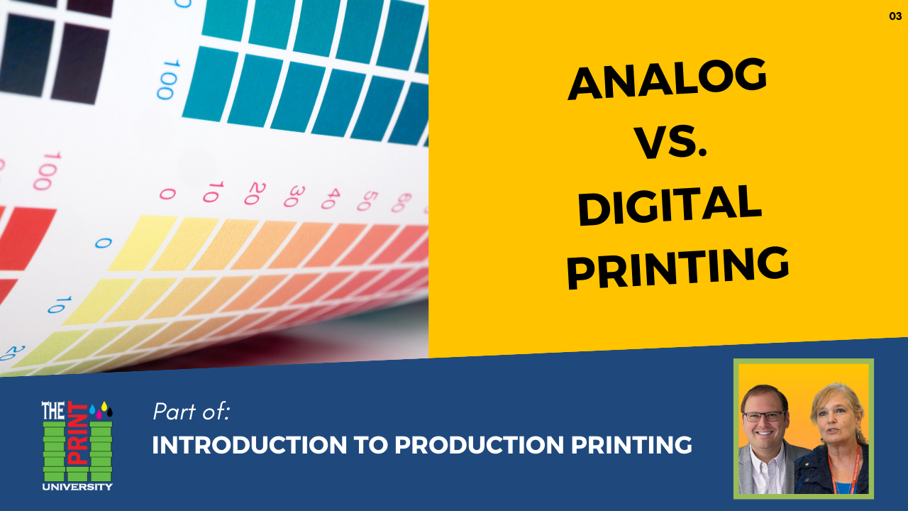 Analog vs. Digital Printing The Print University
